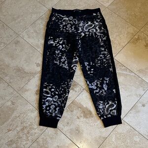 Trouve Black and White Patterned Joggers